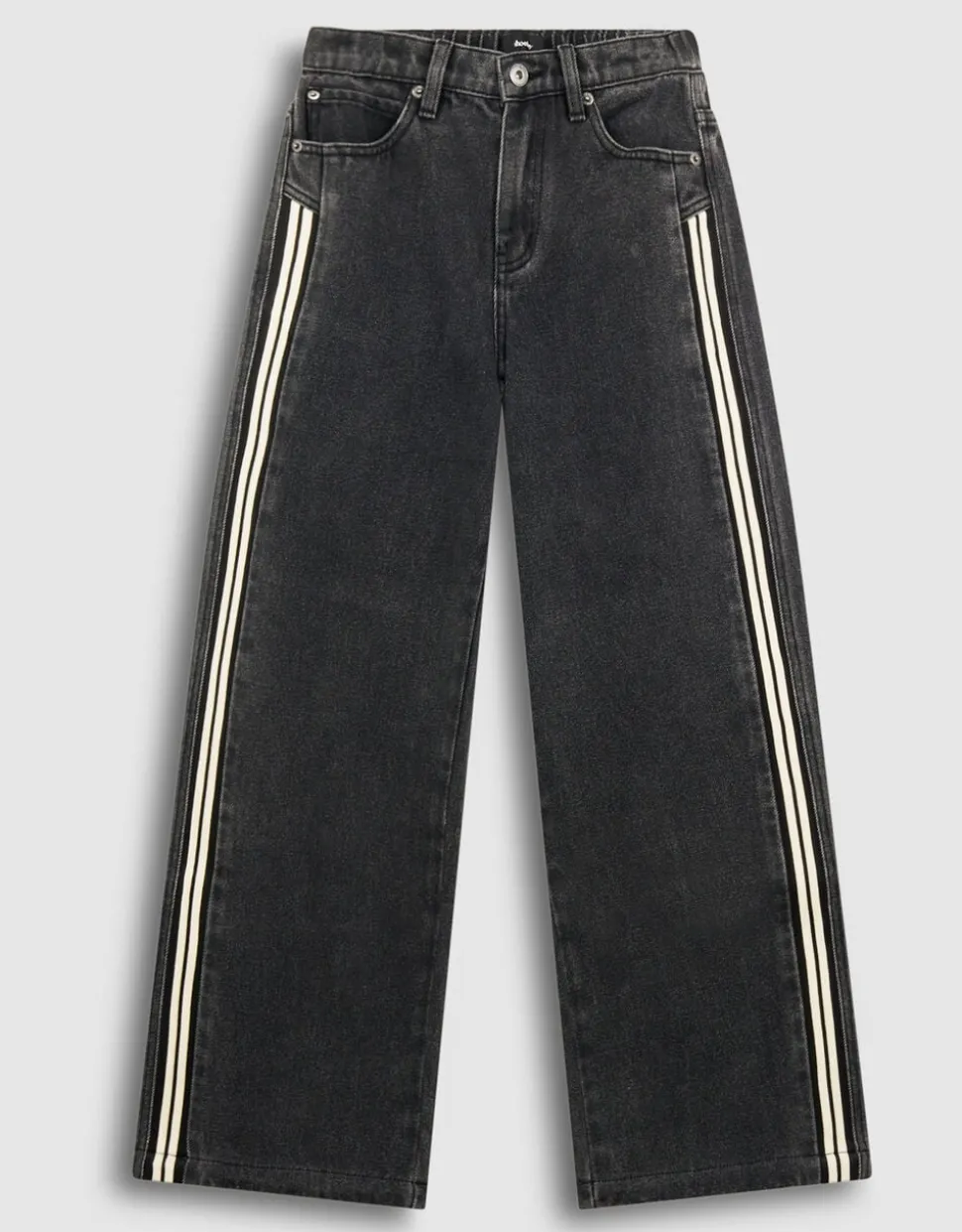 Sporty Ultra Baggy Fit Jeans Donkergrijs