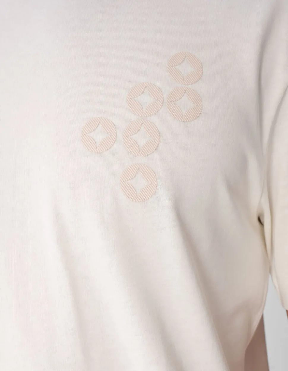 Spread Logo T-shirt Gebroken Wit