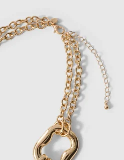 Square Ketting Goud