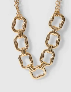 Square Ketting Goud