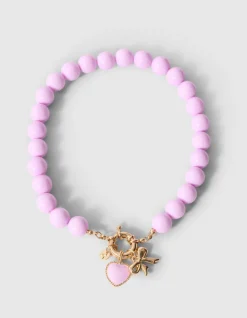 Statement Strik Ketting Paars