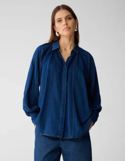 Stitch Blouse Blauw By Mieke