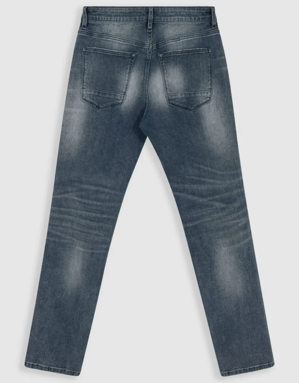 Straight Fit Jeans Blauw/Grijs L32