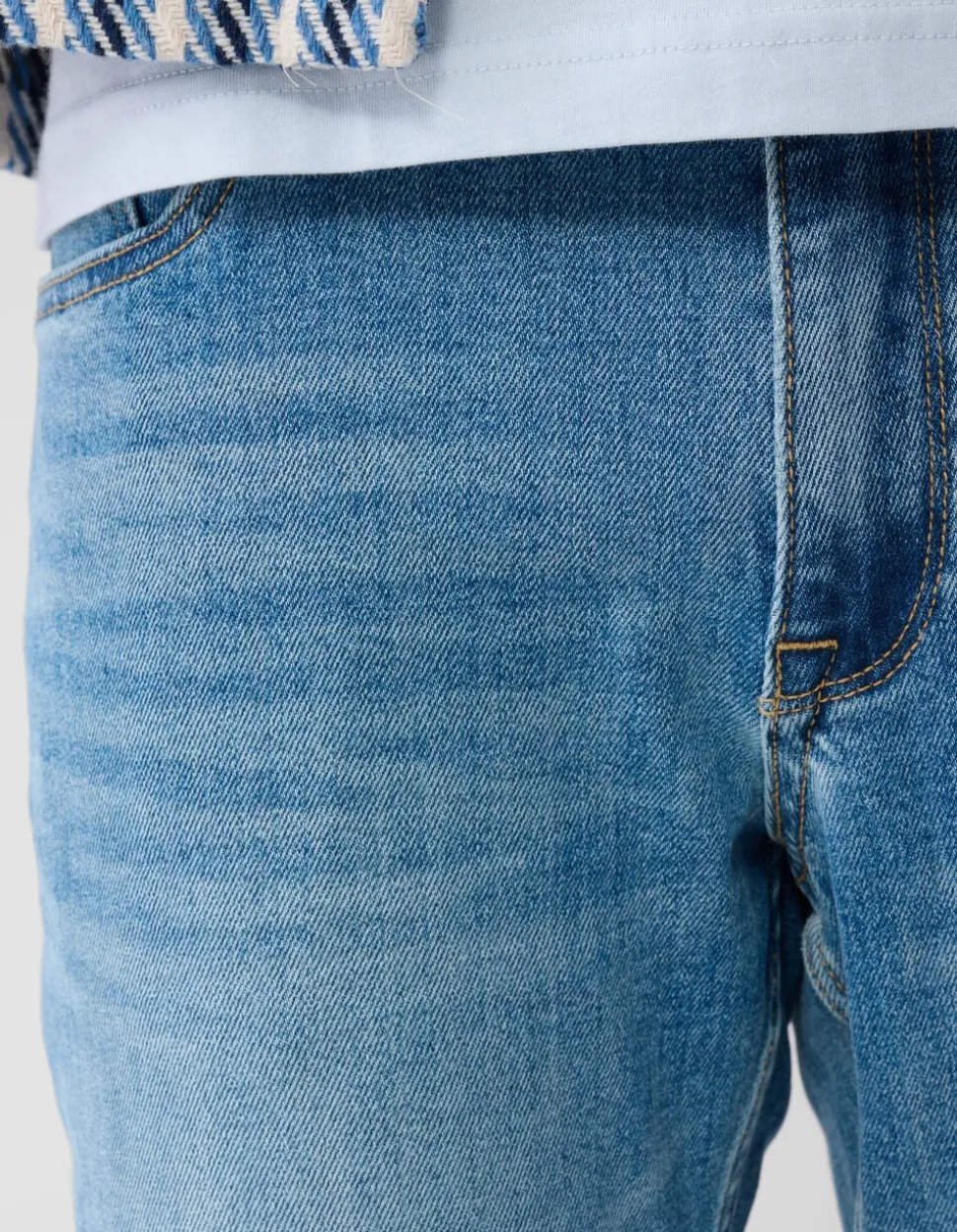 Straight Fit Jeans Blauw L34