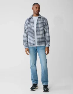Straight Fit Jeans Blauw L34