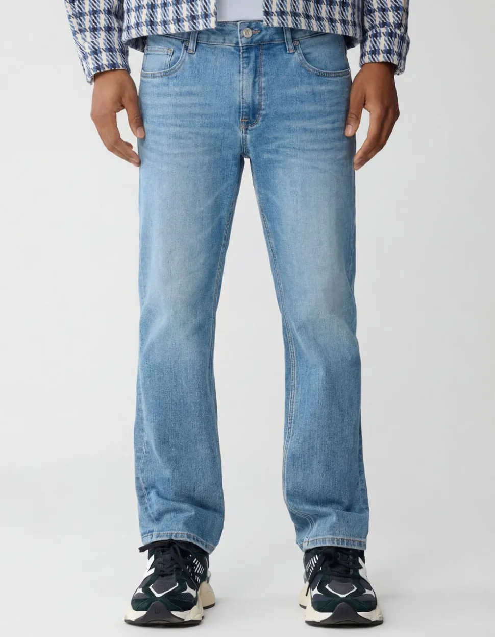Straight Fit Jeans Blauw L34