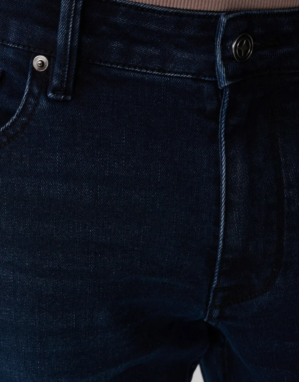 Straight Fit Jeans Blauw/Zwart L32
