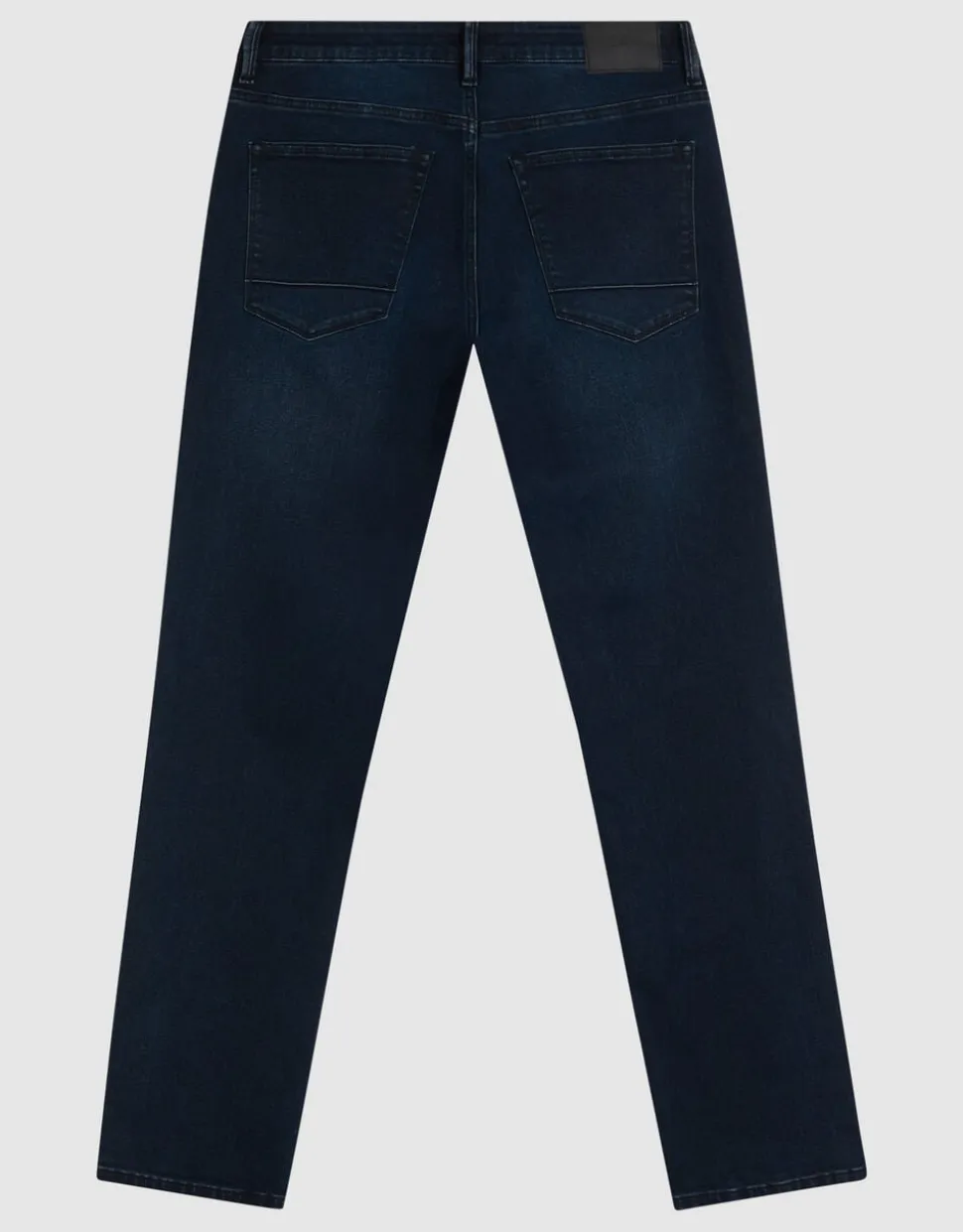 Straight Fit Jeans Blauw/Zwart L34
