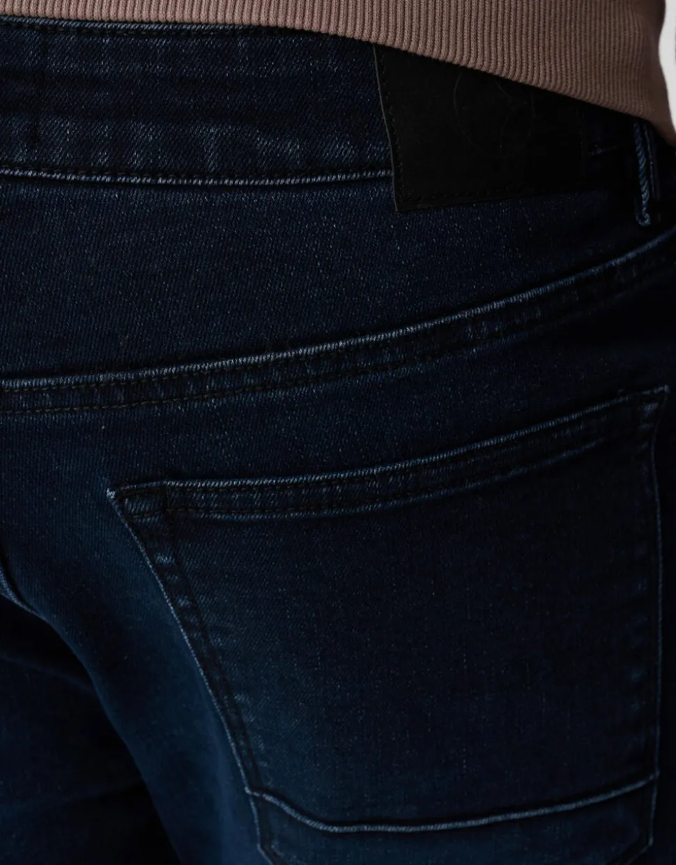 Straight Fit Jeans Blauw/Zwart L34