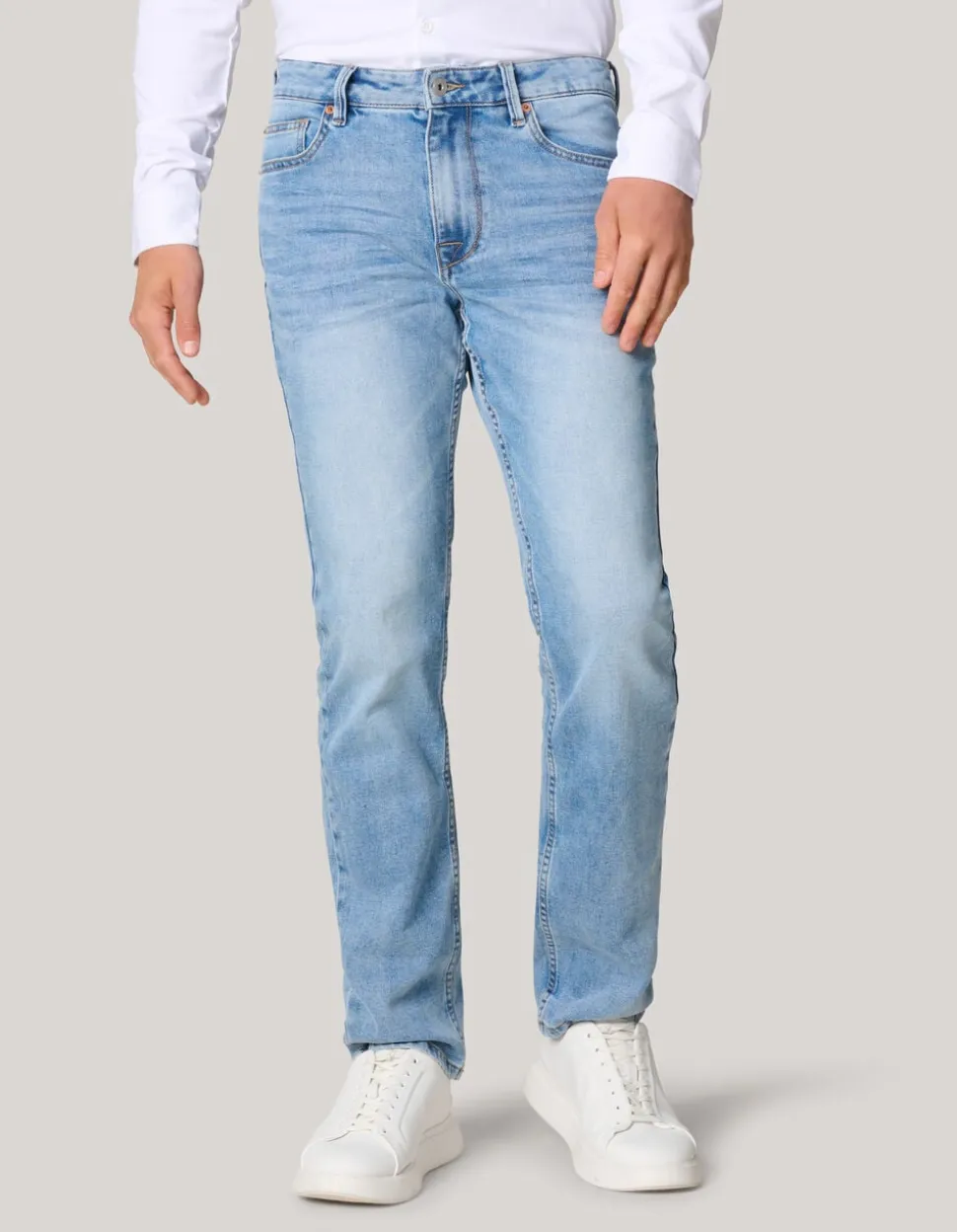 Straight Fit Jeans Bleached L34