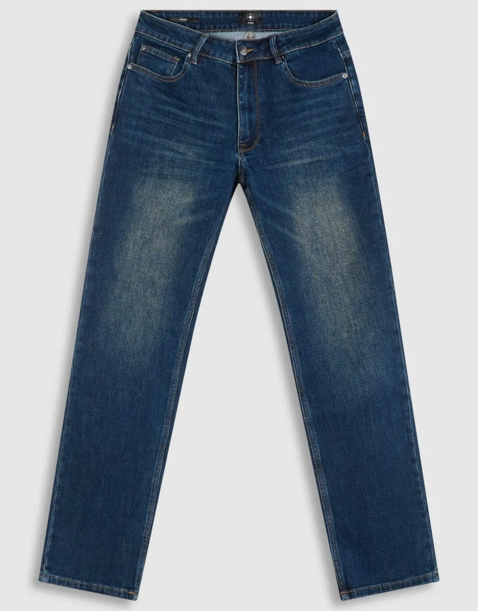 Straight Fit Jeans Donkerblauw L32