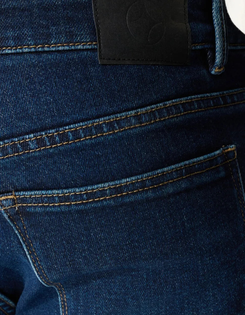 Straight Fit Jeans Donkerblauw L32