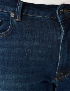Straight Fit Jeans Donkerblauw L34