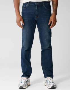 Straight Fit Jeans Donkerblauw L34