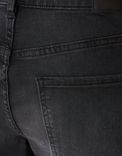 Straight Fit Jeans Donkergrijs
