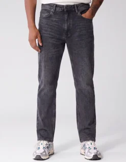 Straight Fit Jeans Donkergrijs L32