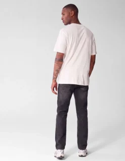 Straight Fit Jeans Donkergrijs L32