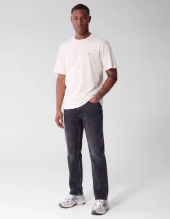 Straight Fit Jeans Donkergrijs L32