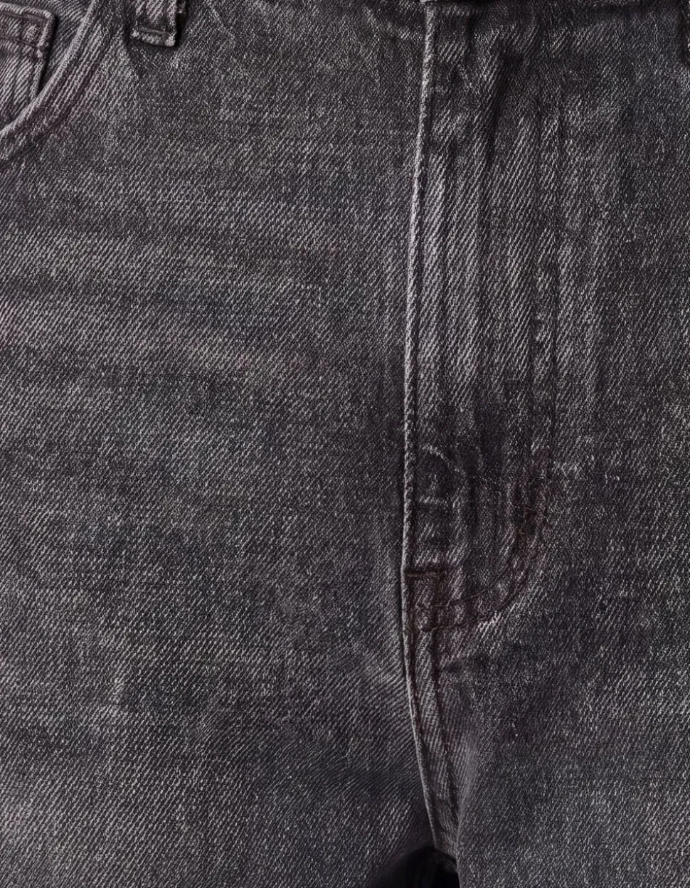 Straight Fit Jeans Donkergrijs L34