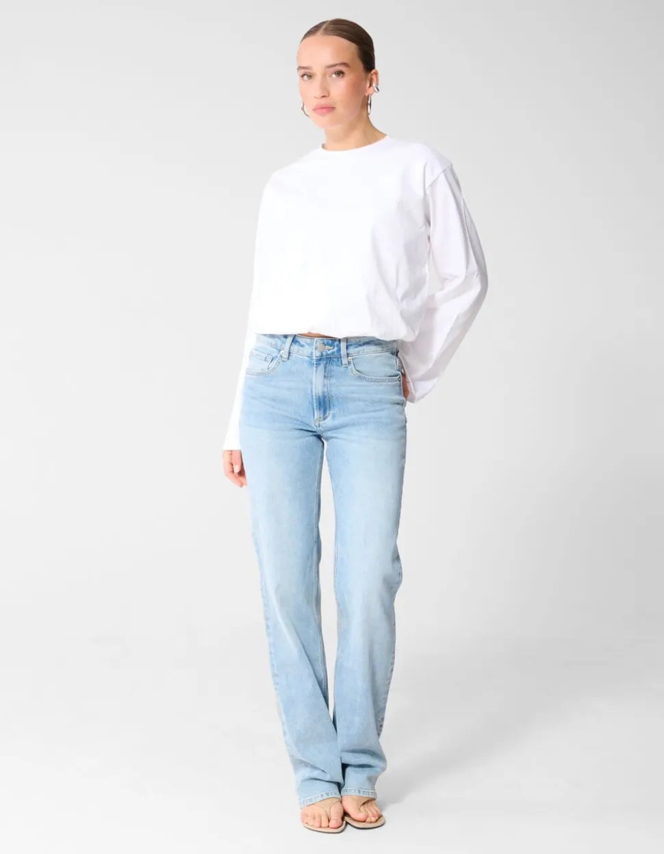 Straight Fit Jeans Extra Lang Mediumstone