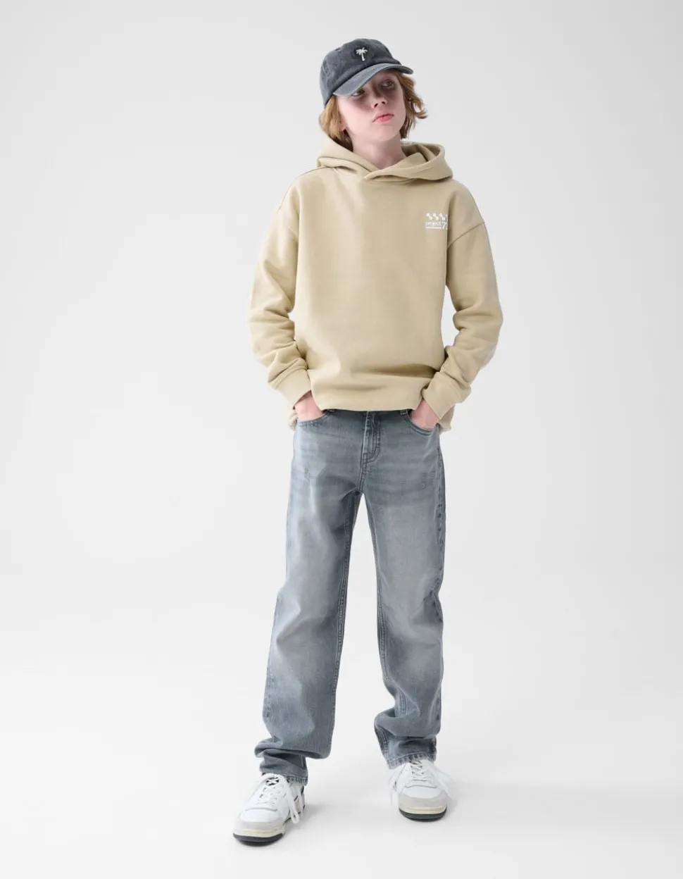 Straight Fit Jeans Grijs