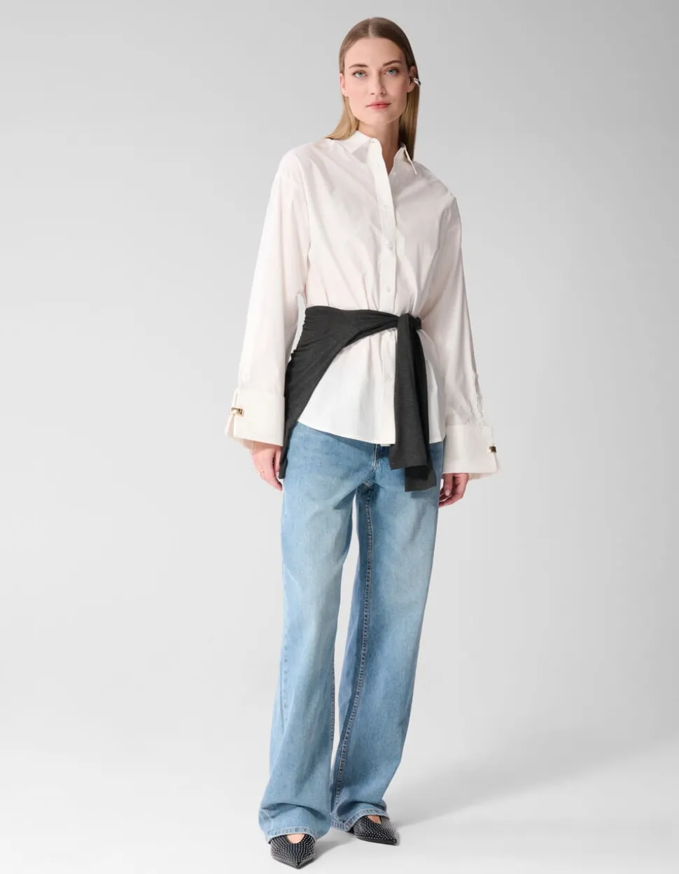 Straight Fit Jeans Lichtblauw