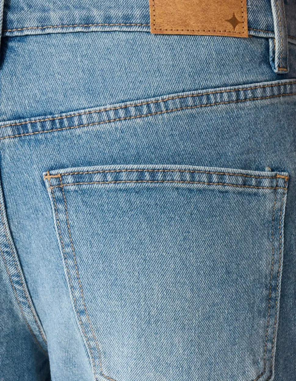 Straight Fit Jeans Lichtblauw