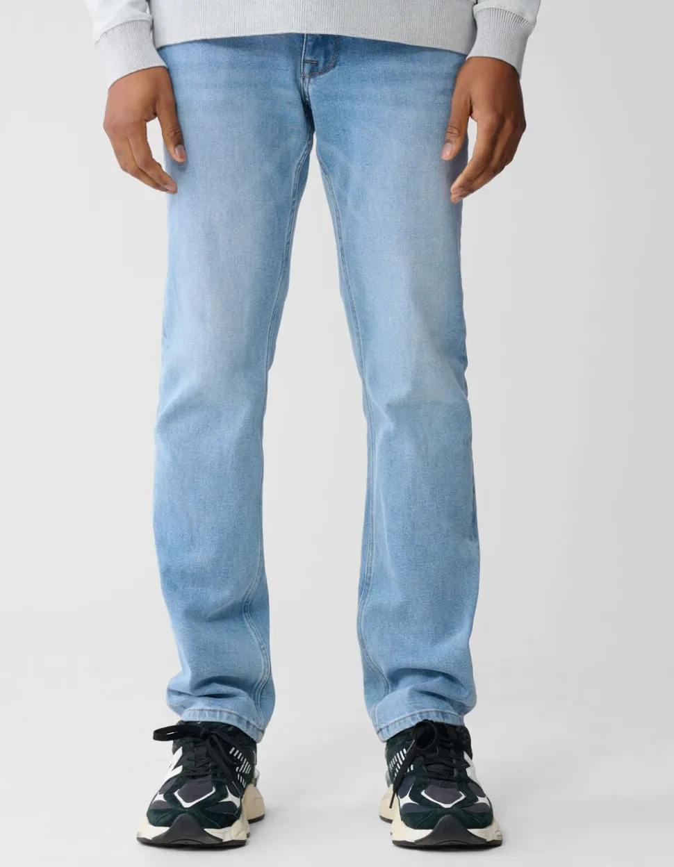 Straight Fit Jeans Lichtblauw L34