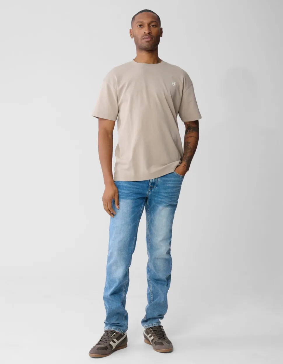 Straight Fit Jeans Mediumstone L34