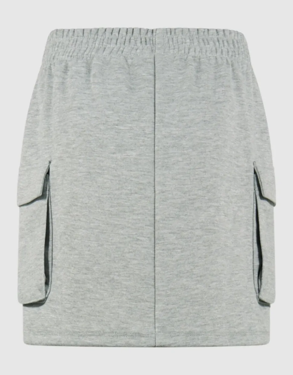 Strass Cargo Mini Rok Lichtgrijs