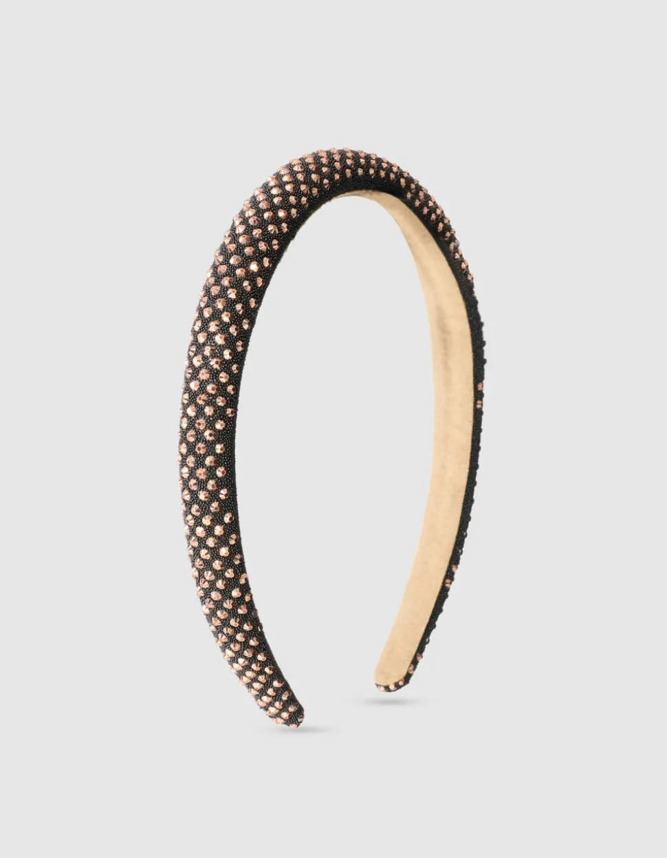 Strass Haarband Bruin