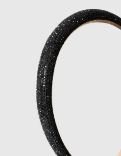 Strass Haarband Zwart