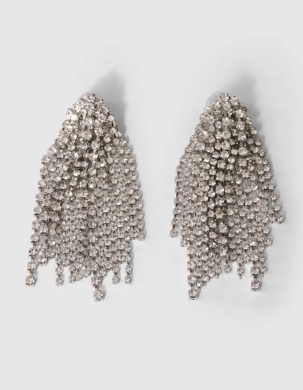 Strass Oorbellen Zilver