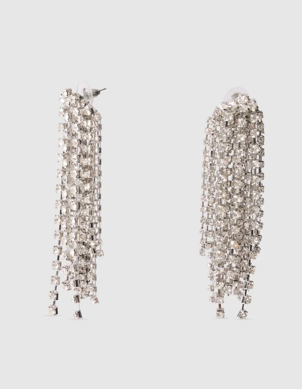 Strass Oorbellen Zilver