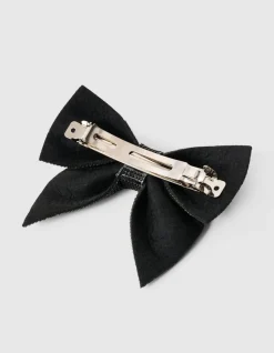 Strass Strik Haarclip Zwart