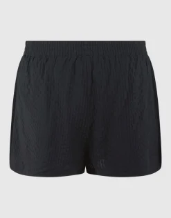 Strass Stripe Short Zwart