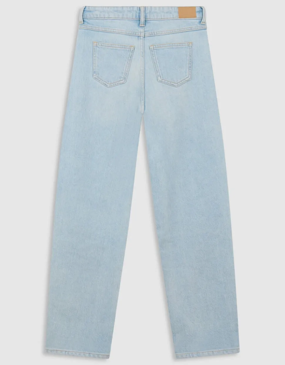 Strass Wide Leg Fit Jeans Bleached