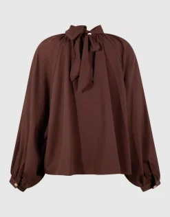 Strik Blouse Bruin