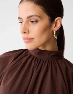 Strik Blouse Bruin