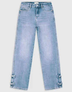 Strik Wide Leg Fit Jeans Blauw