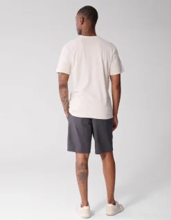 Stripe Mix T-shirt Gebroken Wit