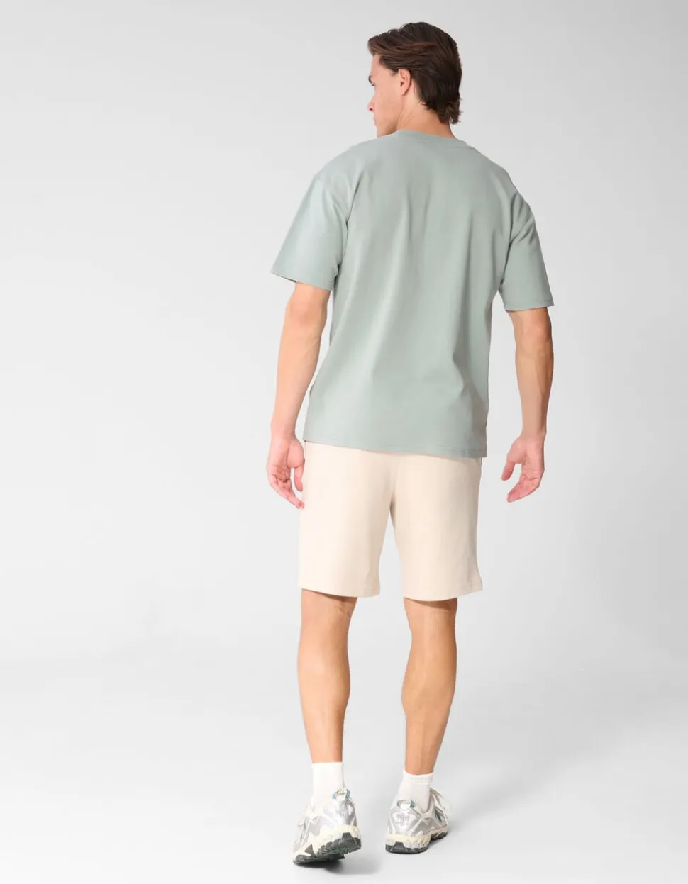 Structuur Regular Fit Short Zand