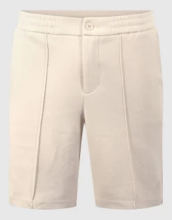Structuur Regular Fit Short Zand