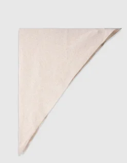 Studded Triangle Sjaal Gebroken Wit