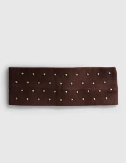 Stud Haarband Bruin