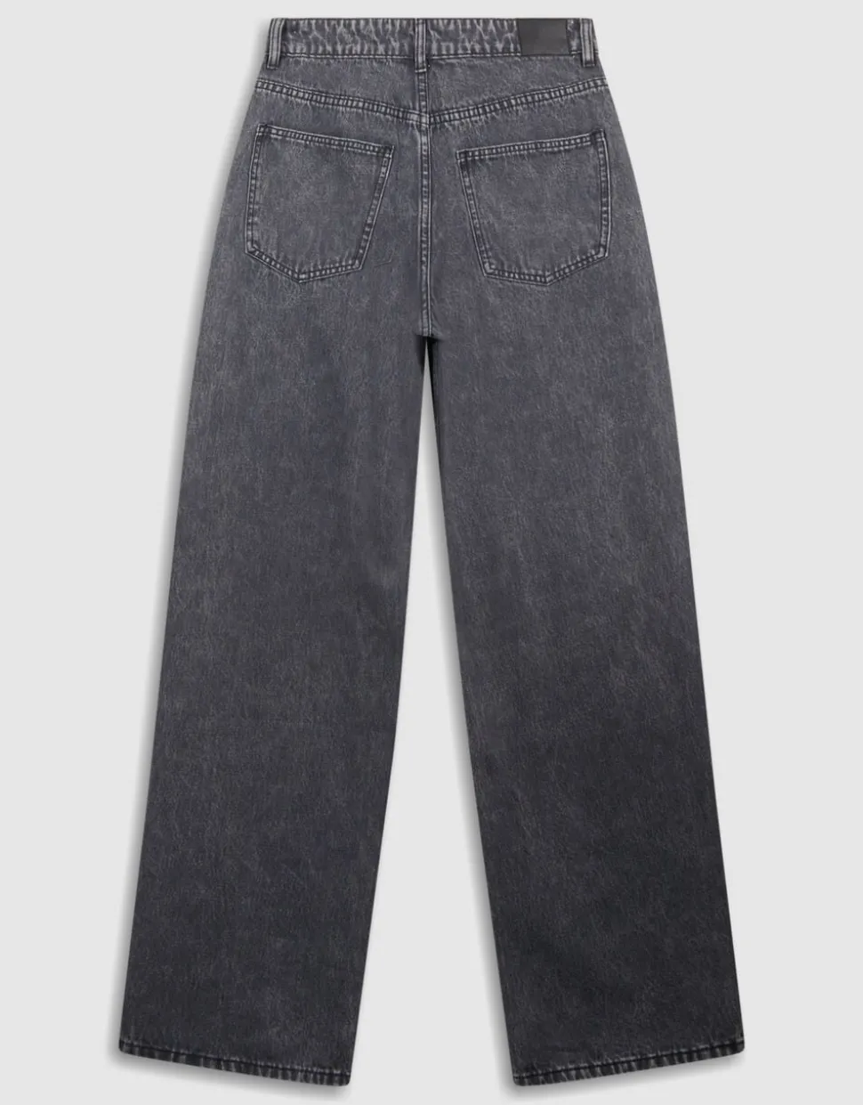 Studs Barrel Fit Jeans Grijs