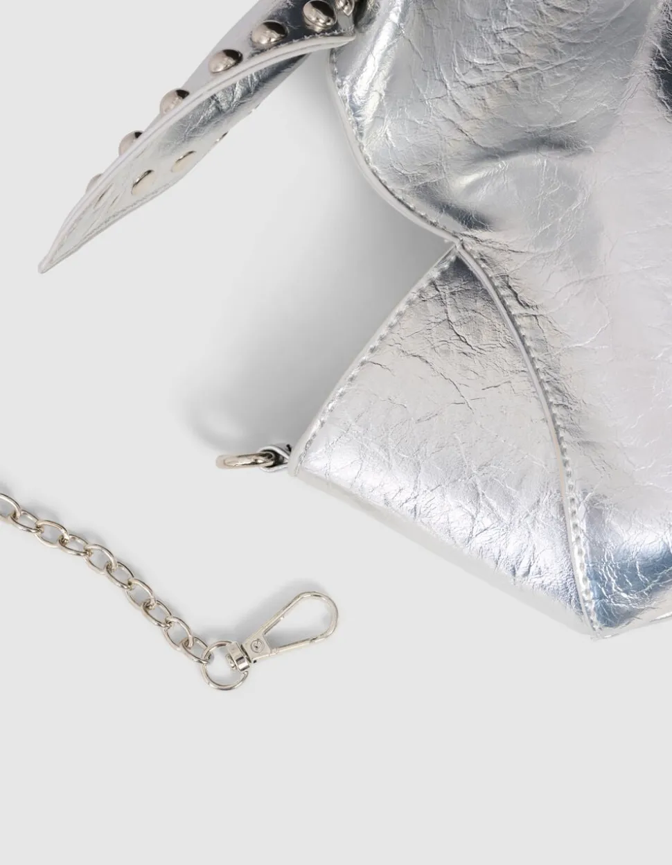 Stud Strik Tas Zilver