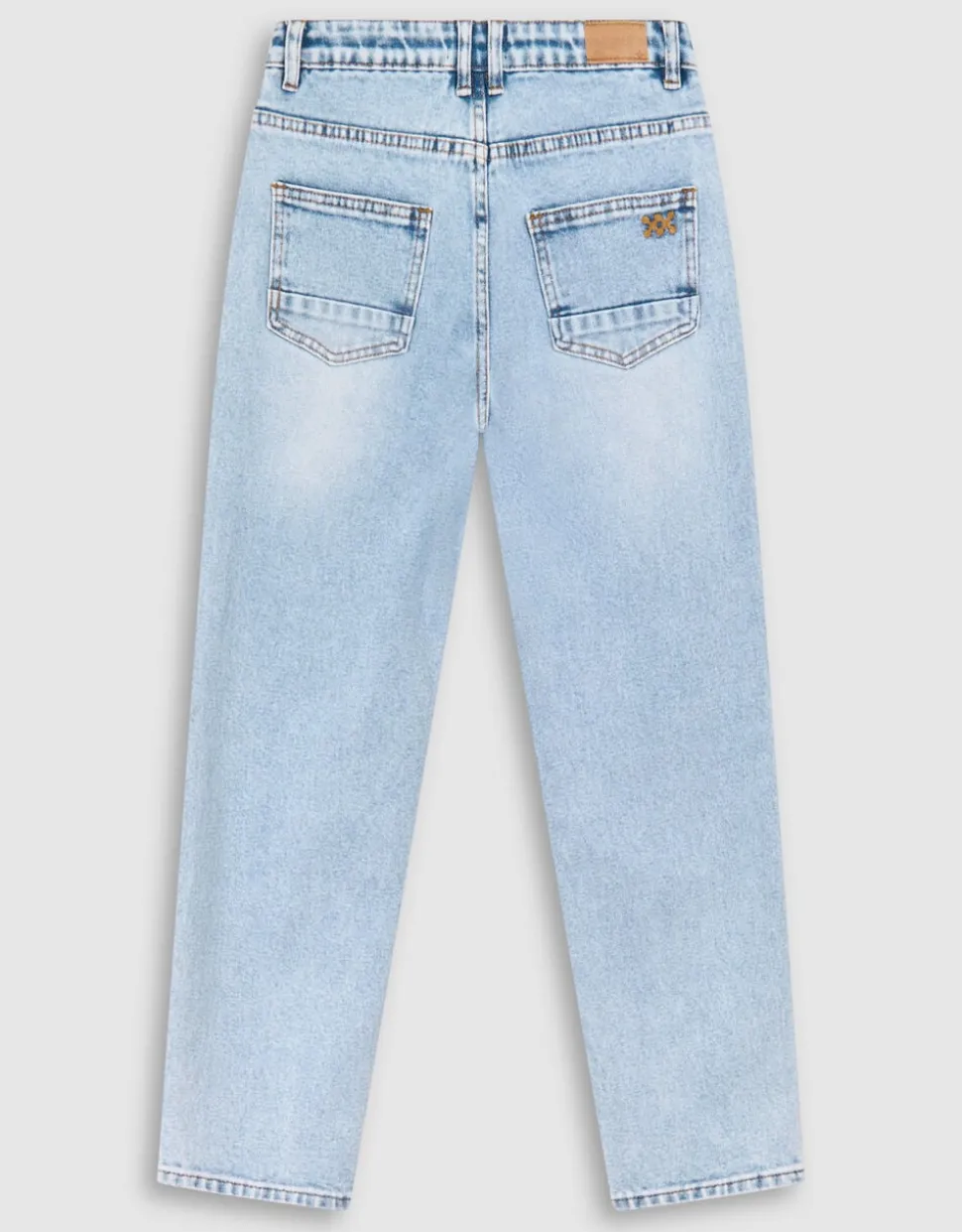Tapered Fit Jeans Bleached