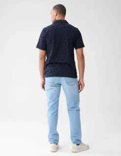 Tapered Fit Jeans Bleached L32