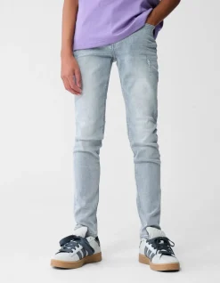 Tapered Fit Jeans Grijs